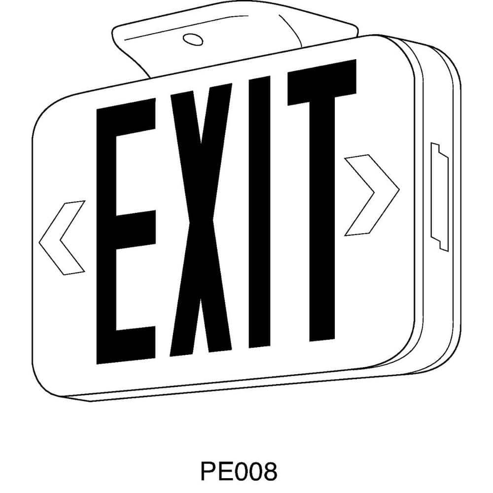 Progress Lighting Thermoplastic LED Exit Sign | Wayfair