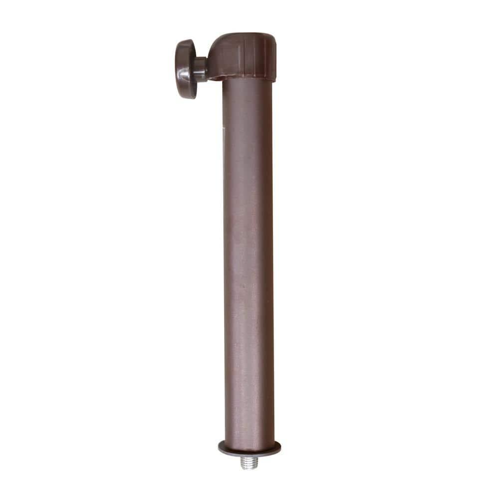 California Umbrella 50LBS Umbrella Base with Steel Cover with Concrete Bronze