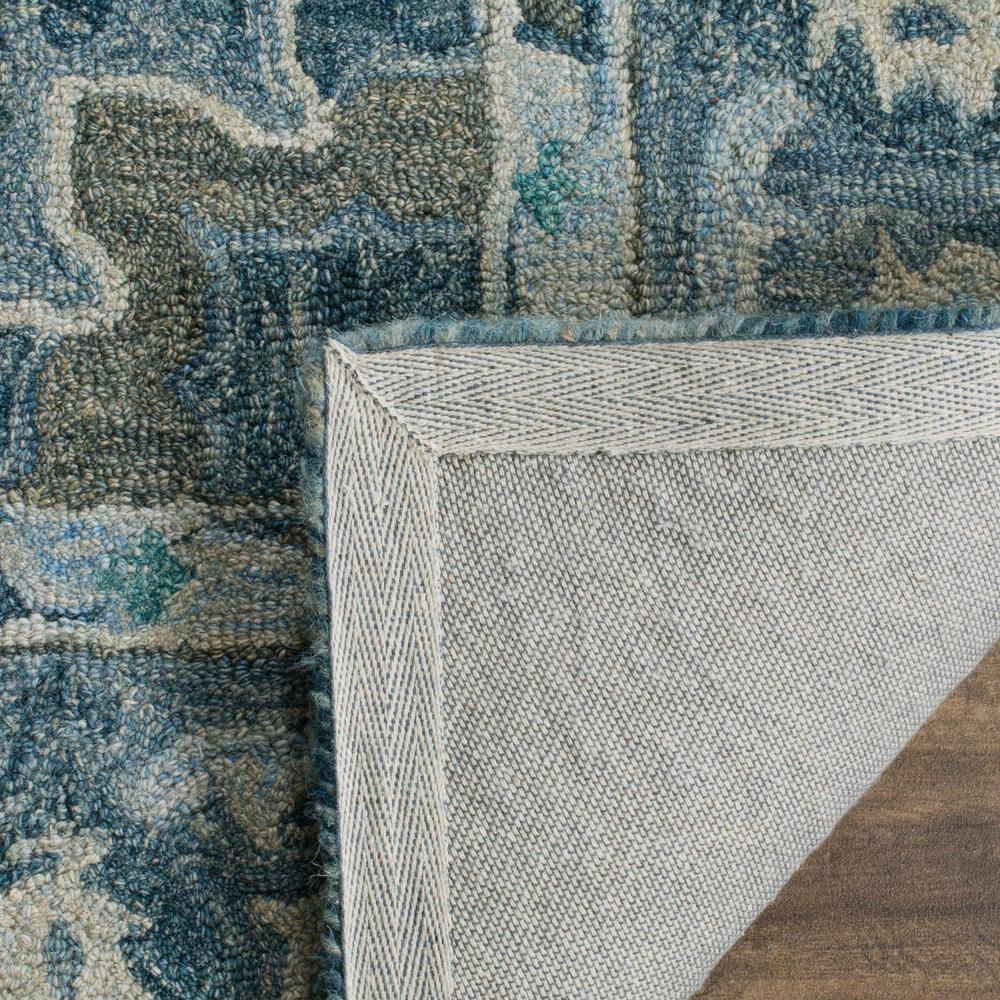 Aspen APN230 Hand Tufted Indoor Runner Rug - Dark Blue/Grey - 2'3"x7' - Safavieh