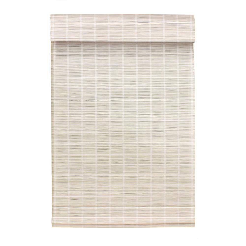 Radiance Bayshore 46-in Cordless White Roman Shade