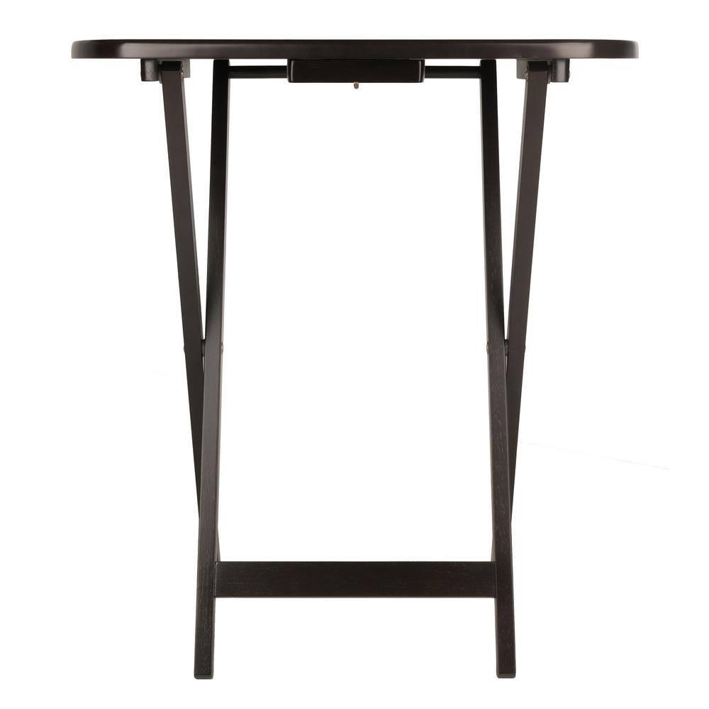 2pc Cade Oversize Oblong Snack Table Coffee - Winsome: No Assembly, Wood Frame, 25lb Capacity