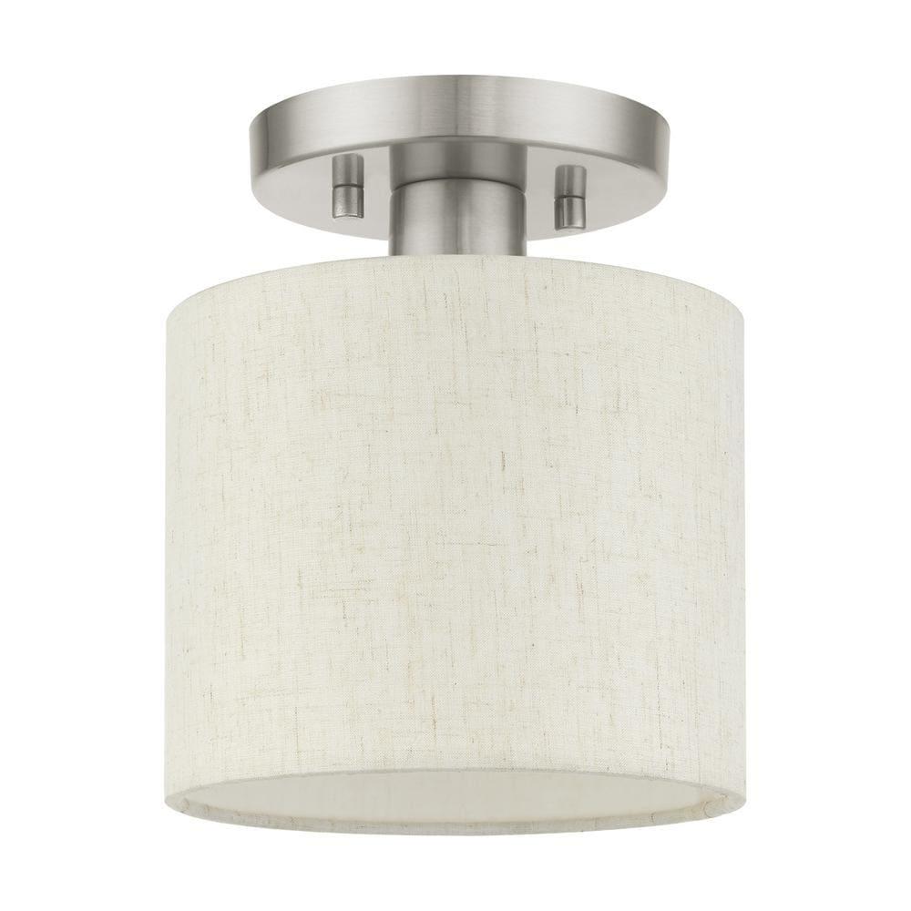Darian Fabric Semi Flush Mount