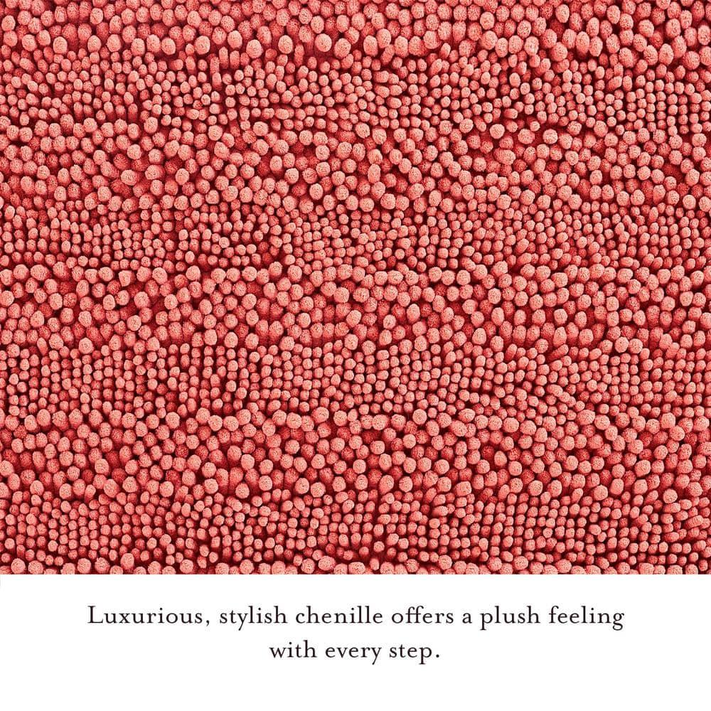 Laura Ashley Laura Ashley Astor Chenille 2 Pieces Non-Slip Bath Mat