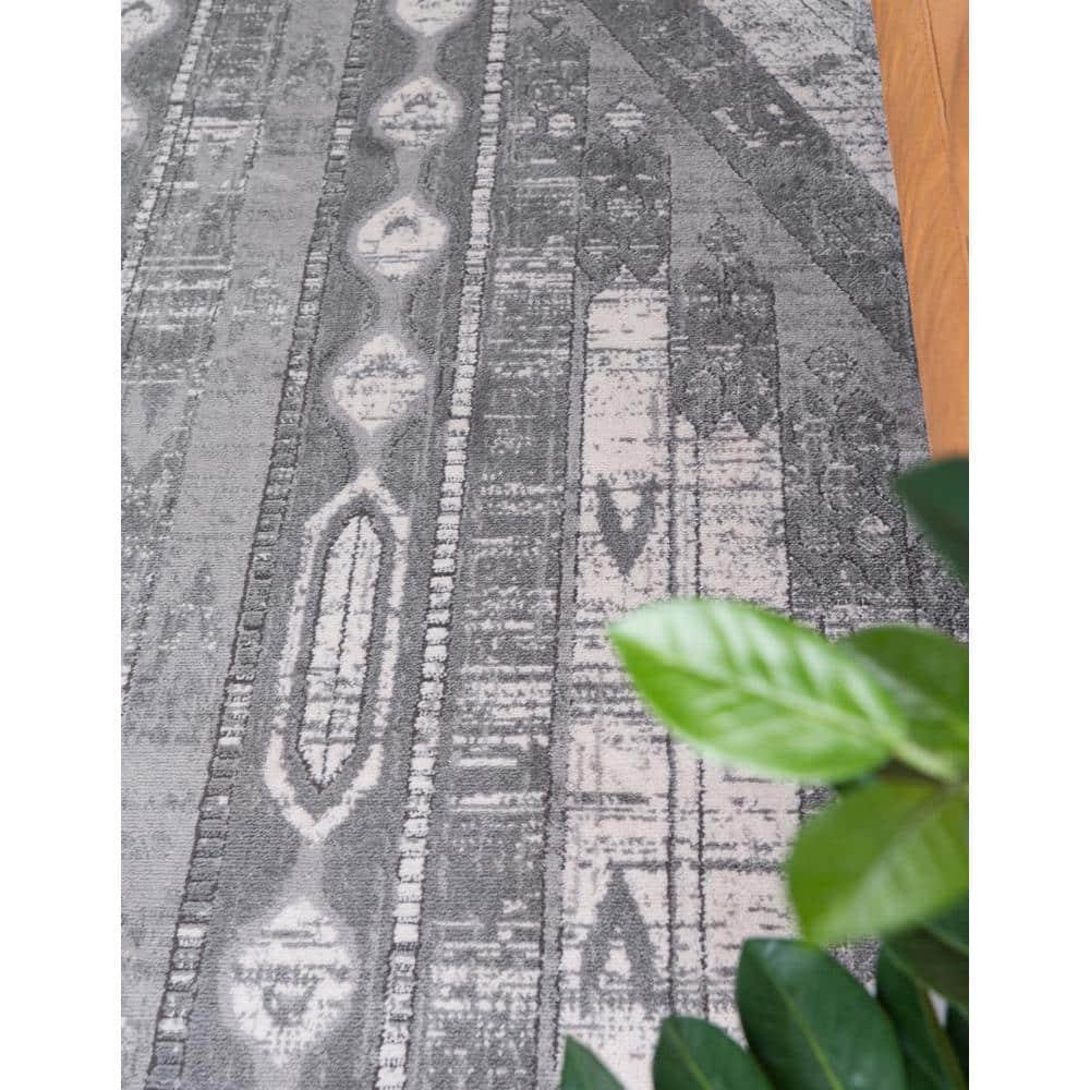 Unique Loom Portland Collection Area Rug - Orford (4' 1" x 6' 1" Rectangle Gray/Beige)