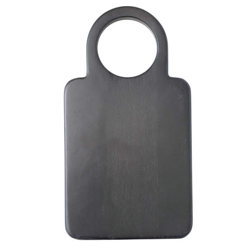 Creative Co-Op Mango Wood Cutting Board with Round Handle