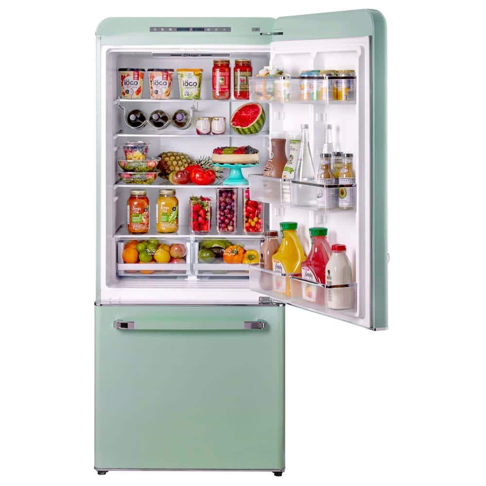 Unique Appliances Classic Retro 30" Frost-Free 17.7 cu. ft. Energy Star Certified Bottom Freezer Refrigerator UGP-510L LG AC