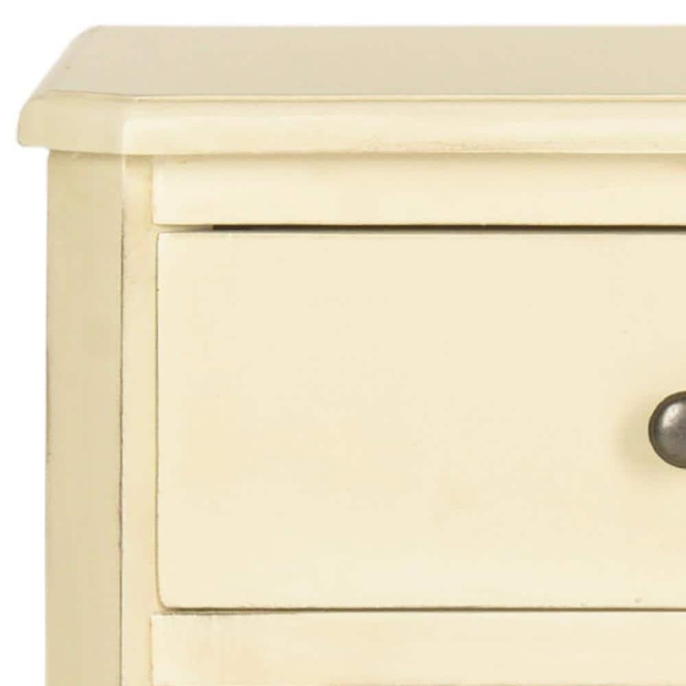 Joe Nightstand with Storage Drawers - Barley - Safavieh.