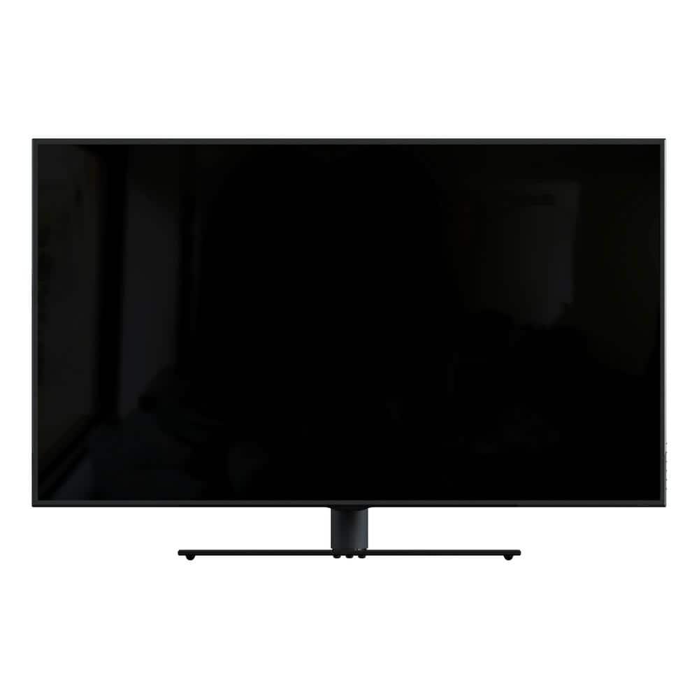 Universal Table Top TV Base Adjustable Tilt and Turn for Most TVs 46 in. to 65 in., Black/Black