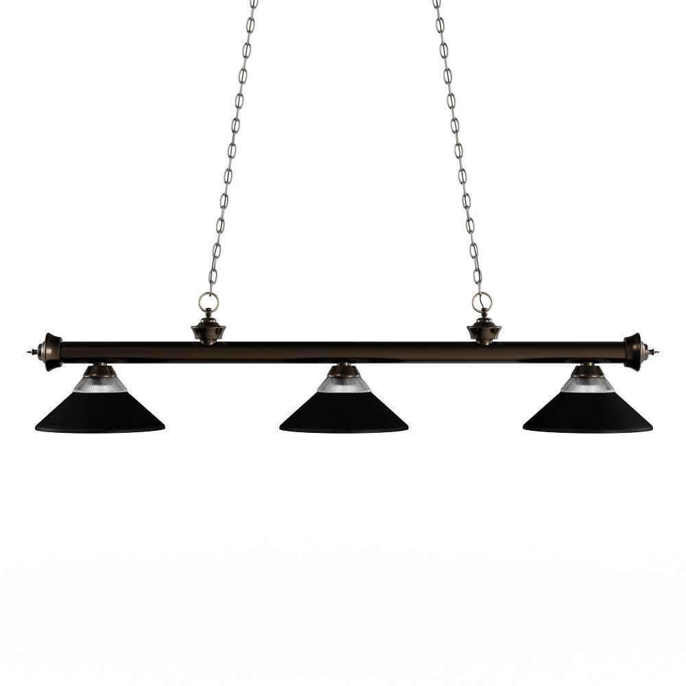 Z-Lite Riviera 3 - Light Island Pendant Light in  Bronze