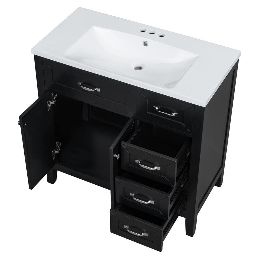 R&M Furniture Versatile Bathroom Vanity with Stylish Sink and Ample Storage