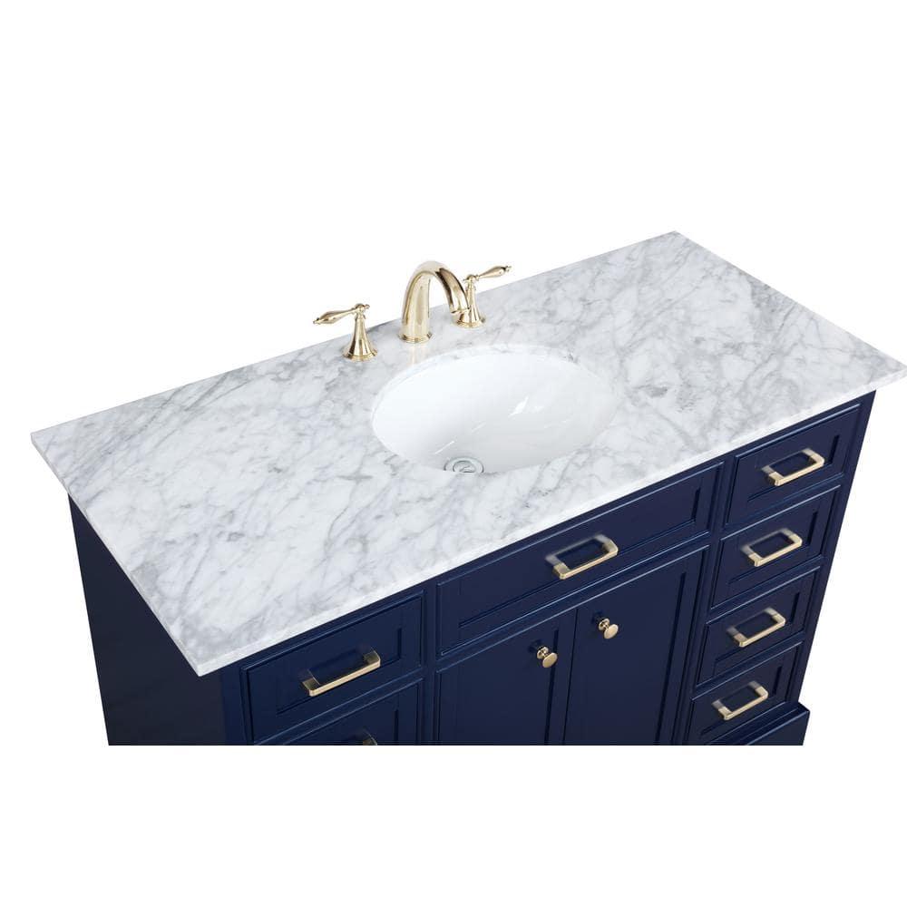 Birch Lane™ Hermes 48'' Single Bathroom Vanity with Marble Top