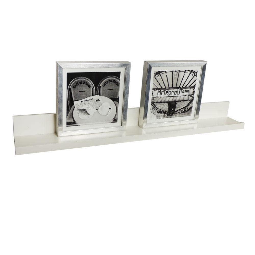 Generic Traditional 4.5" x 35.4" White matt Finish Floating Shelf