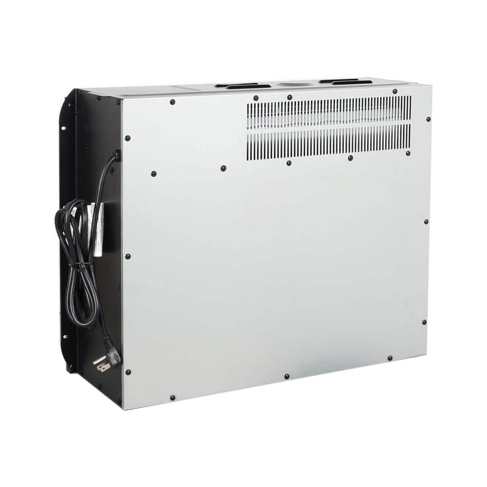 23 Inch Electric Fireplace Insert,Infrared Quartz Heater With Realistic Flames and Remote Control,Electric Fireplace Heater With Overheating Protection,Remote,Woodlog Version with Brick