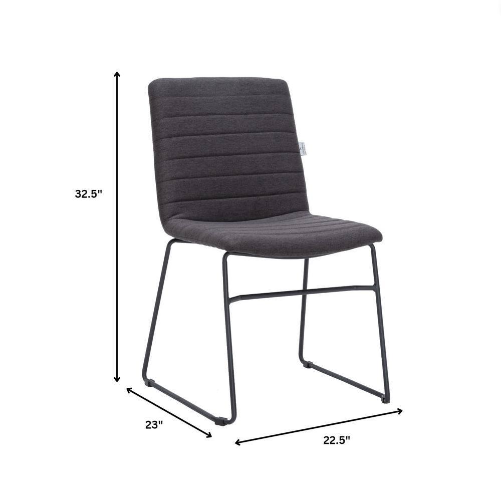 LeisureMod Ergonomic Office Chair Upholstered Guest Side Chair Padded Polyester Desk Chair Zylar Series in Brown