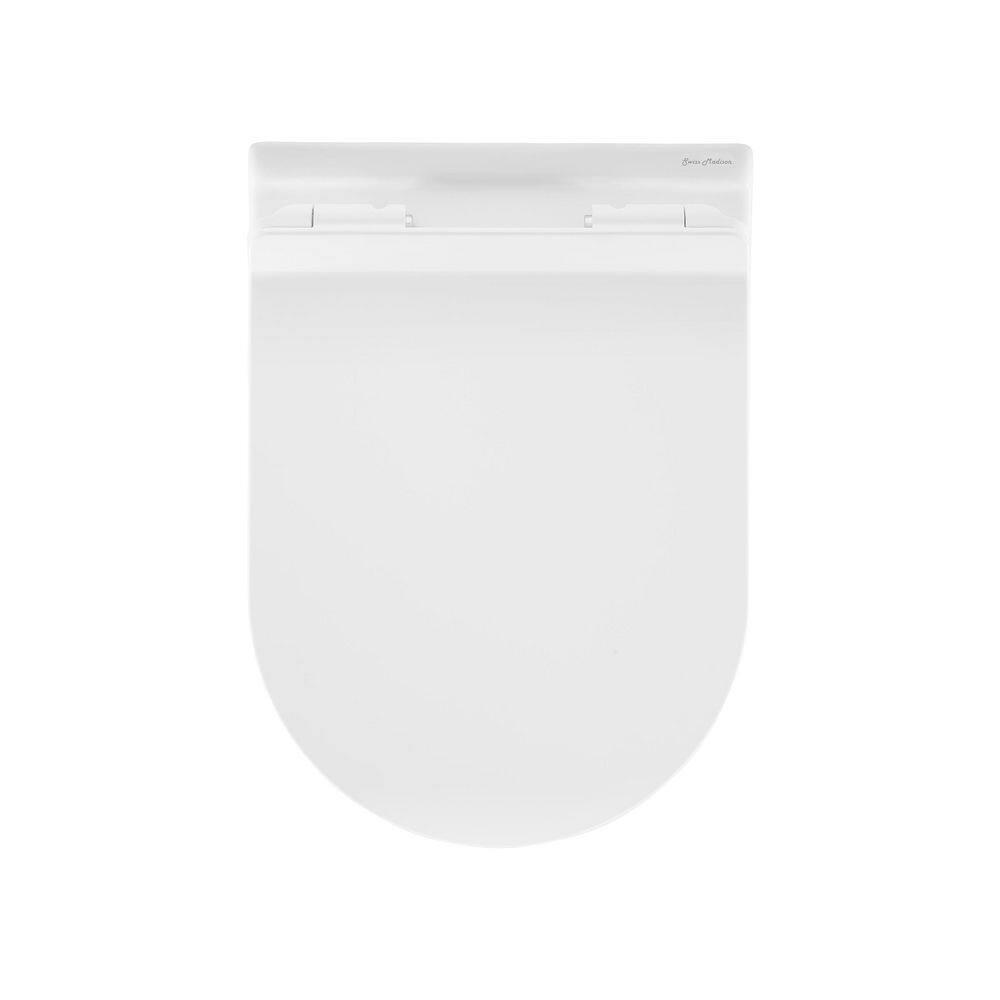 Swiss Madison SM-WT0901GW Ivy Wall-Hung Toilet Bundle 0.8/1.6 GPF Dual Flush With Flush Plate