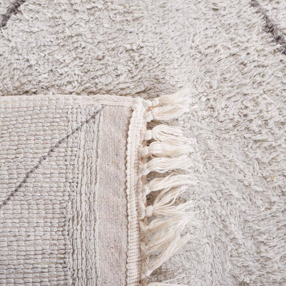 Easy Care ECR210 Hand Woven Machine Washable Indoor Area Rug - Grey/Ivory - 5'x8' - Safavieh