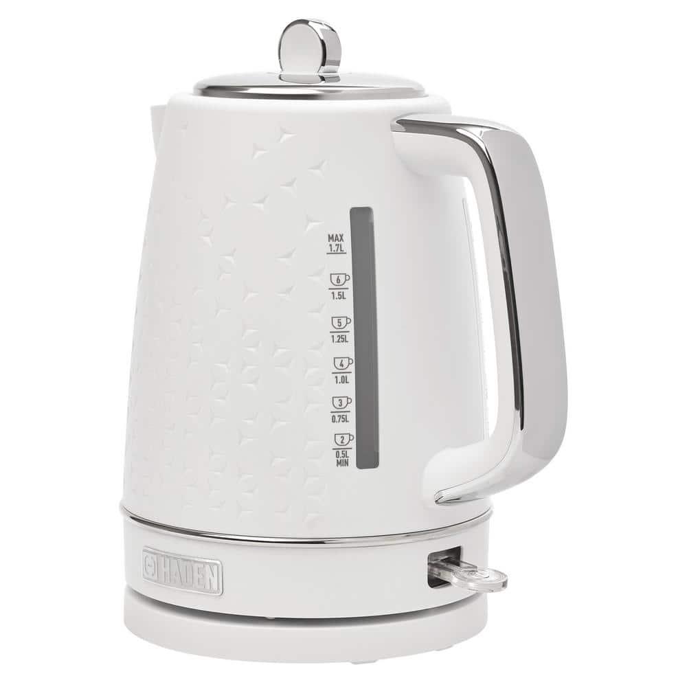 HADEN Starbeck White Electric Tea Kettle