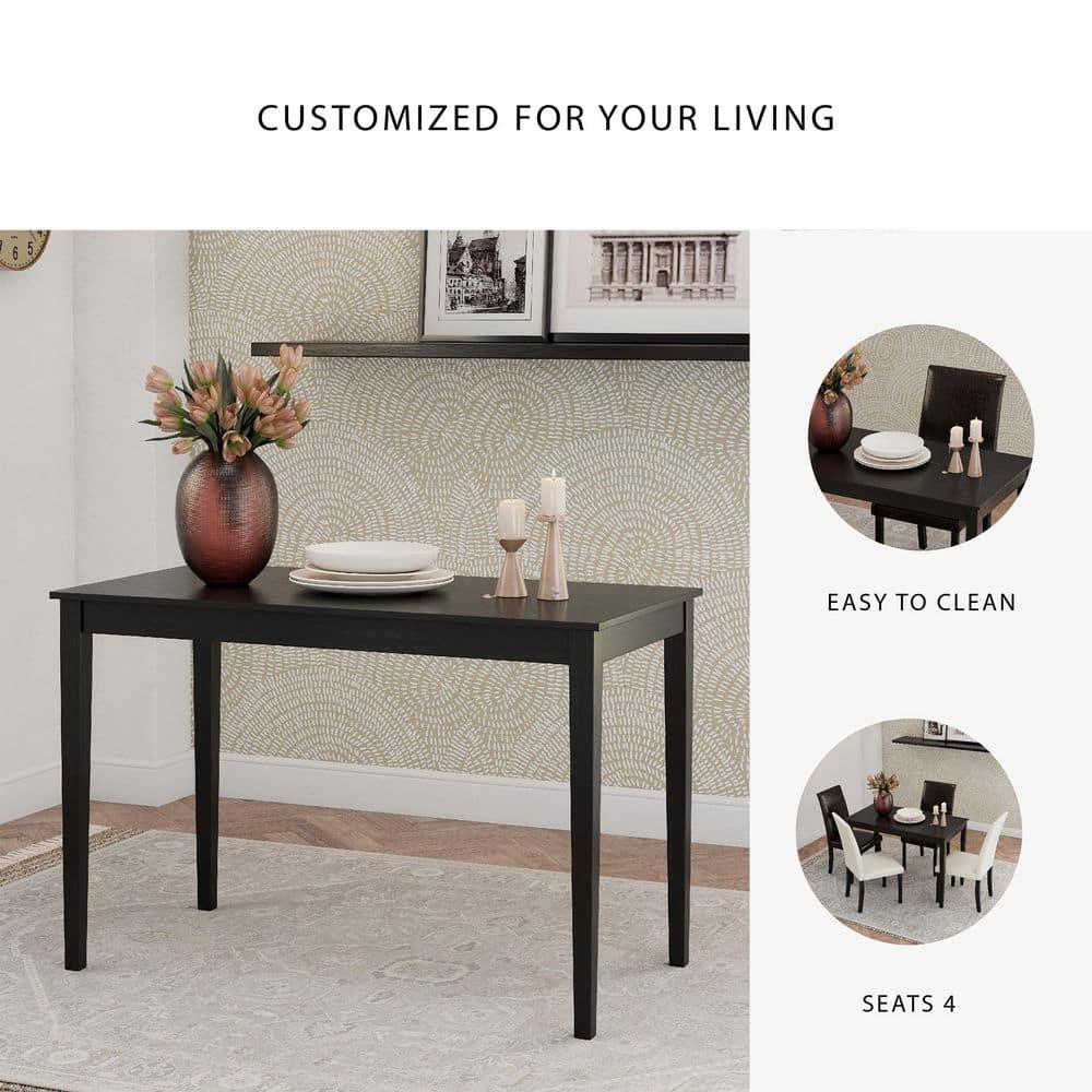 Signature Design by Ashley Contemporary Kimonte Dining Table, Dark Brown