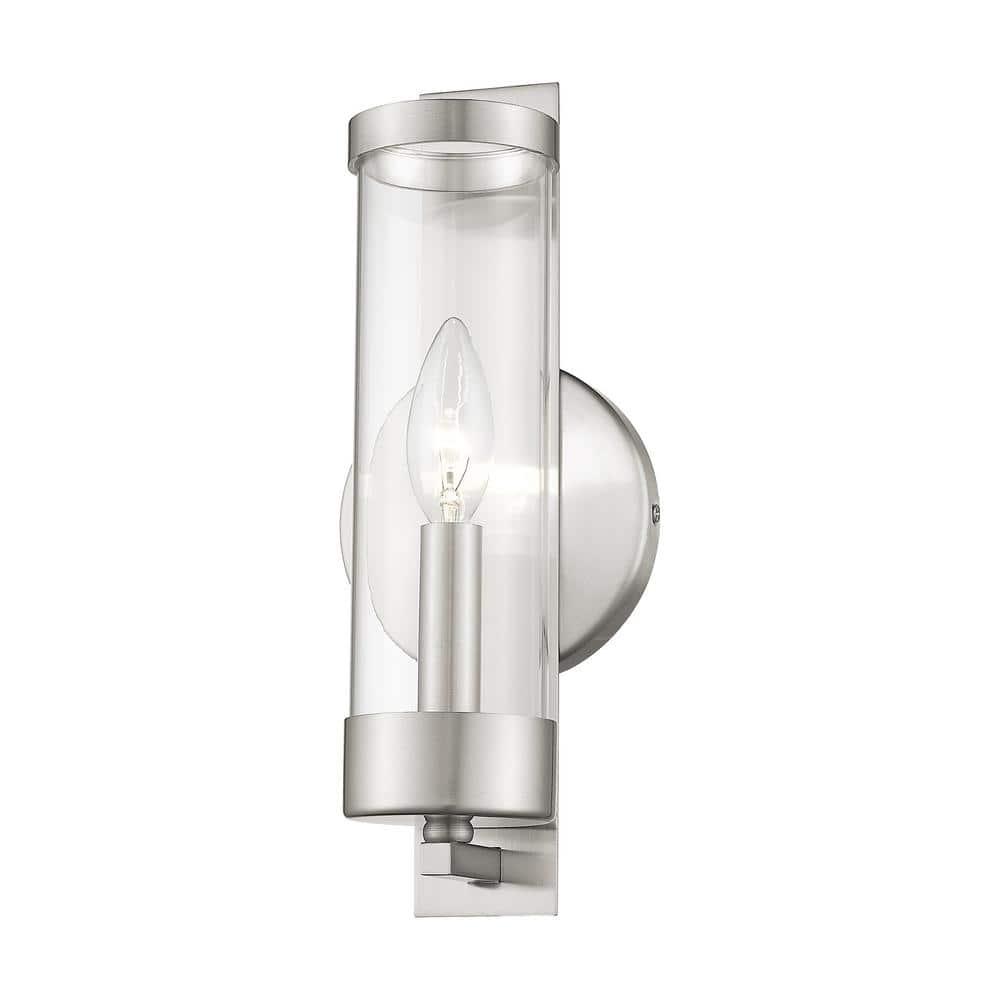 Livex Lighting Castleton 1 - Light Sconce in  Brushed Nickel
