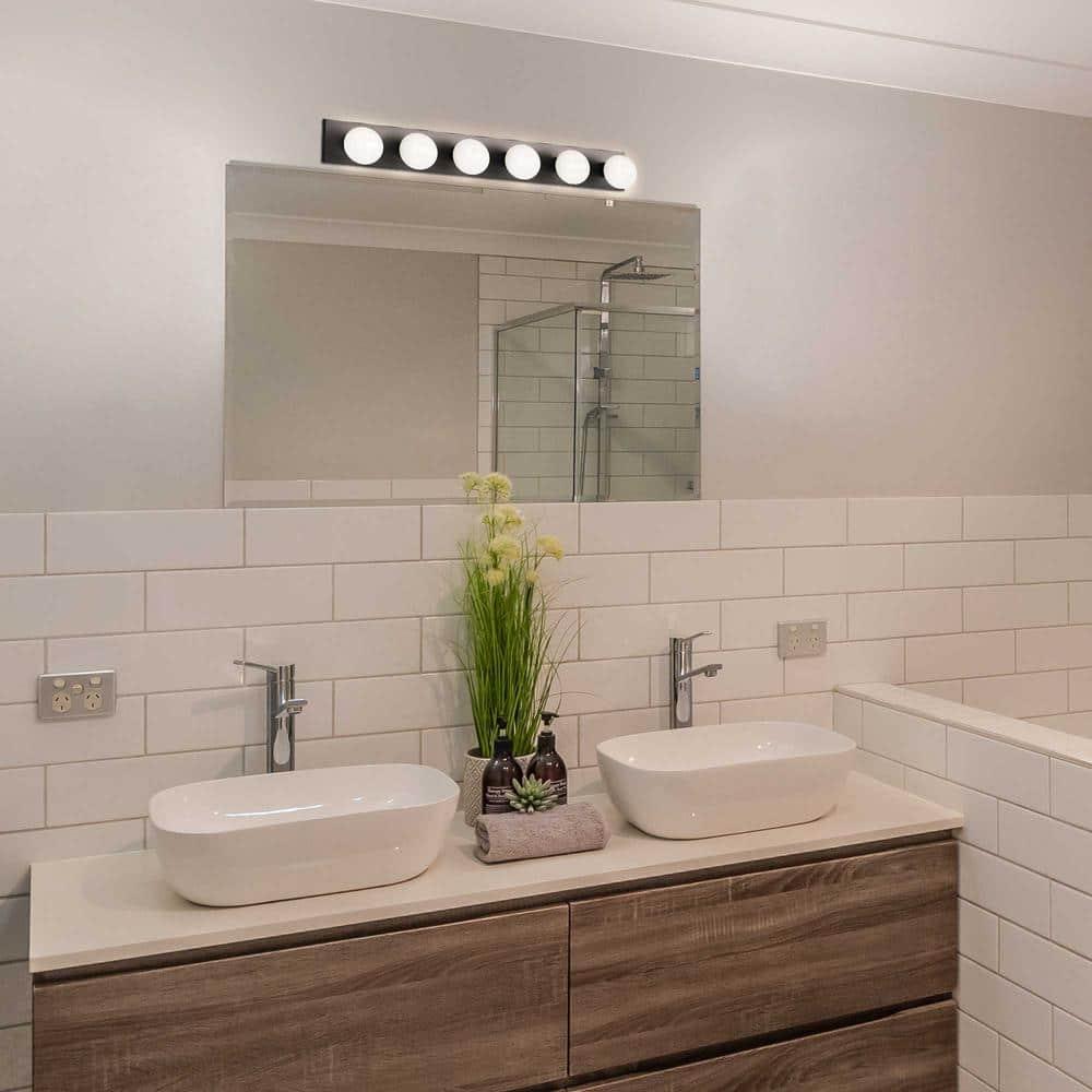 Volume Lighting V1026 6 Light 36" Width Bathroom Vanity Strip - Bronze