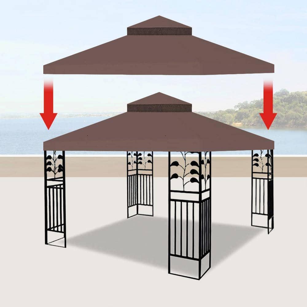 Sunny yard Sunny Yard Polyester Replacement Canopy for Gazebo