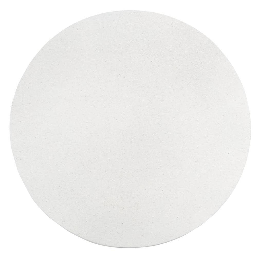Jaria Faux Concrete Coffee Table - White Terrazzo - Safavieh