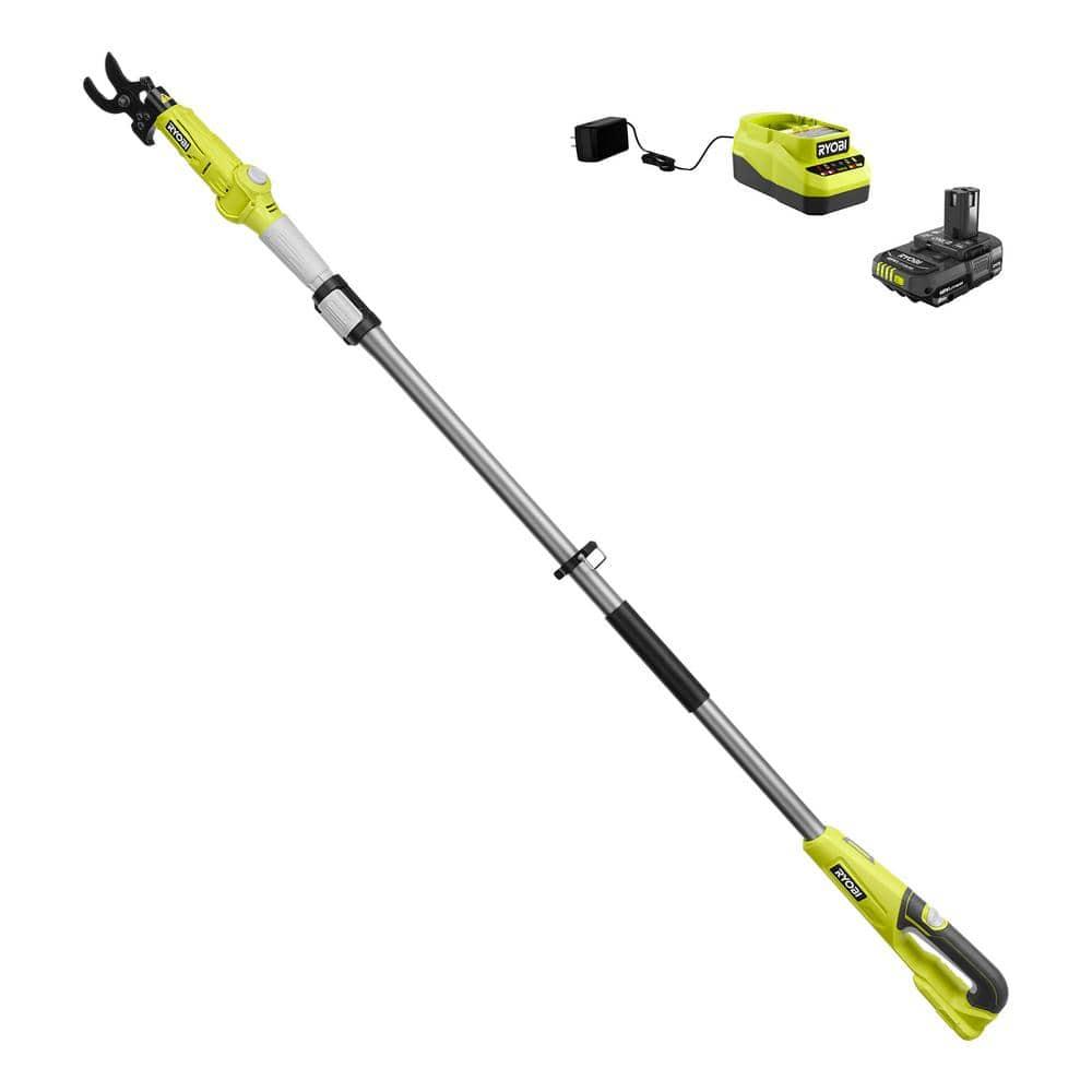 Ryobi 18V Electric Cordless Pole Saw with Lithium Ion Battery