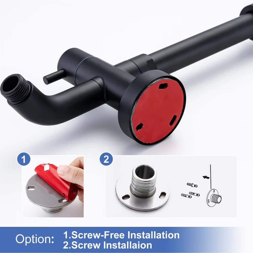 Rainlex Rainlex Rain Shower System Multi-function Hand Shower with  Slide Bar RX2001H