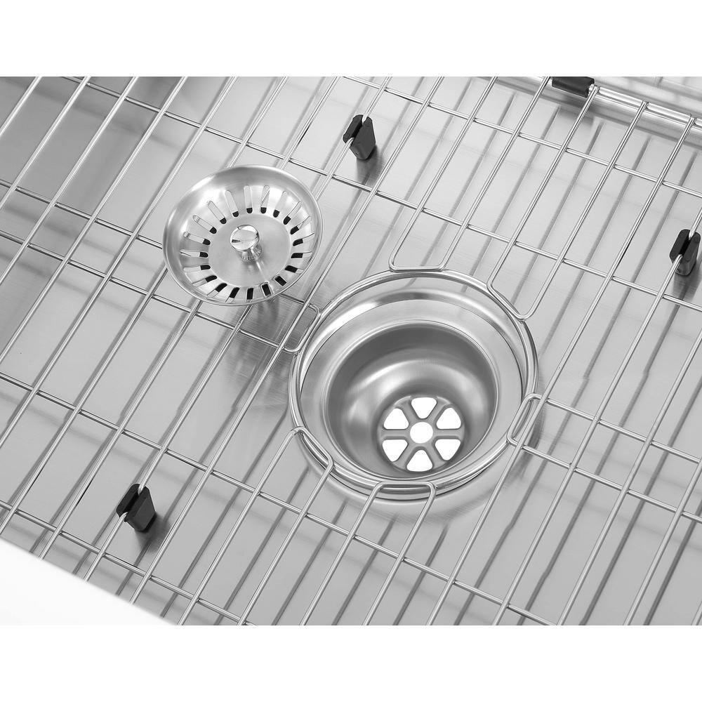 Holbrook Matte White and Stainless Steel 30 in. Farmhouse Apron Kitchen Sink