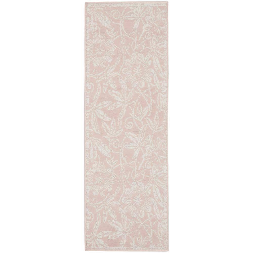Nourison Whimsicle WHS05 Indoor only Area Rug - Pink 2' x 6'