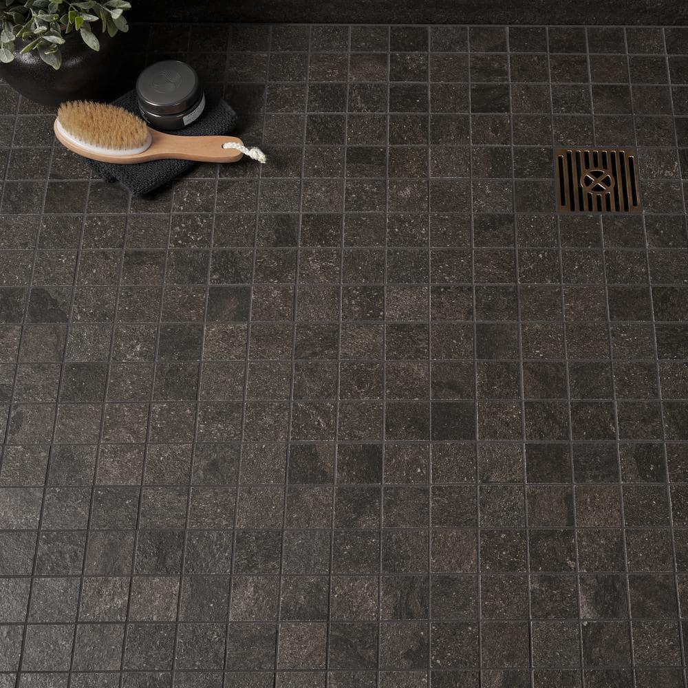 Dominion 11.81" x 11.81" Matte Porcelain Floor & Wall Mosaic Tile (0.97 Sq. Ft./Each)