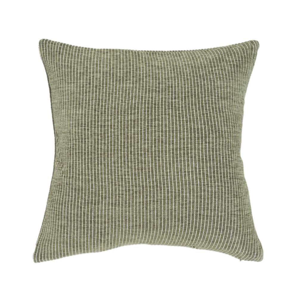 EverGrace Elsa Reversible Pinstripes Striped Reversible Throw Pillow