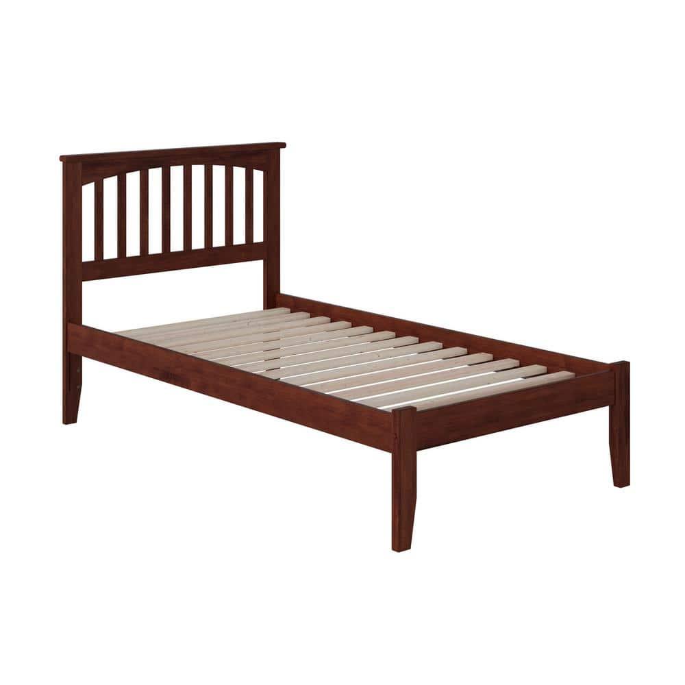 Mission Platform Bed with Open Foot Board in, in Multiple Colors and Sizes