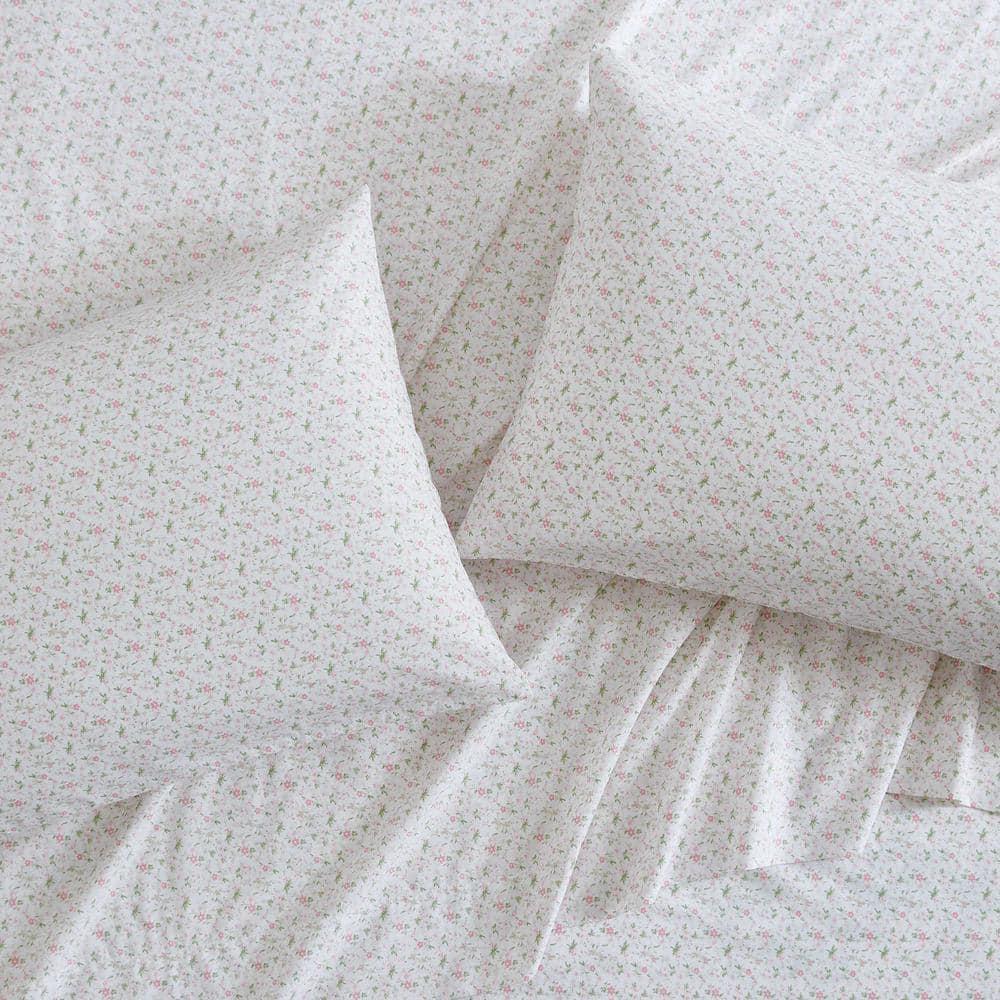 Laura Ashley Laura Ashley Printed Cotton Percale Sheet Set