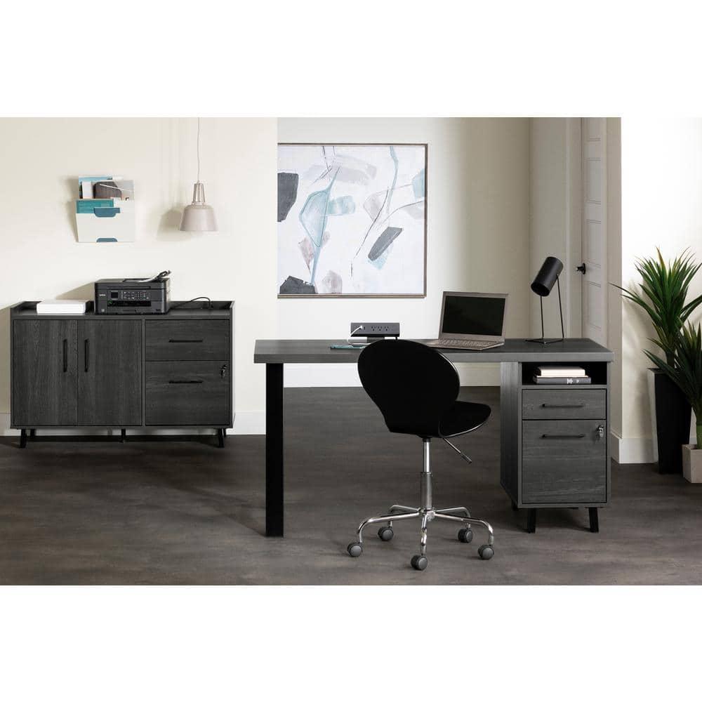 Peake 47.5'' Wide 2 - Drawer Filing Credenza with Cable Management