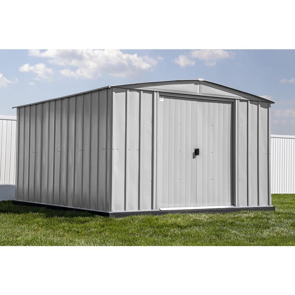 Arrow 10 ft. W x 13 ft. 5 in. D Steel Vertical Storage Shed