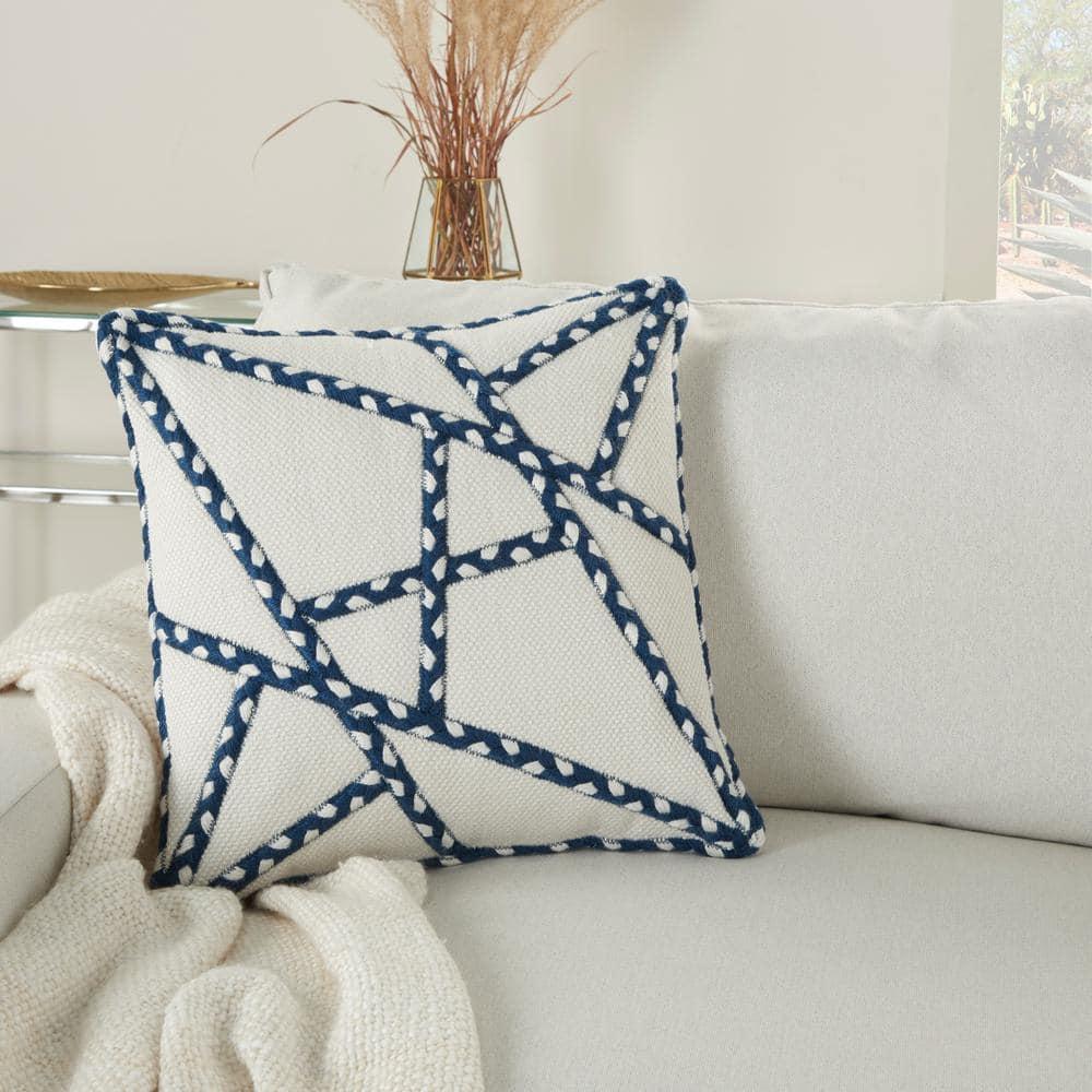 Mina Victory Geometric Indoor/Outdoor Throw Pillow