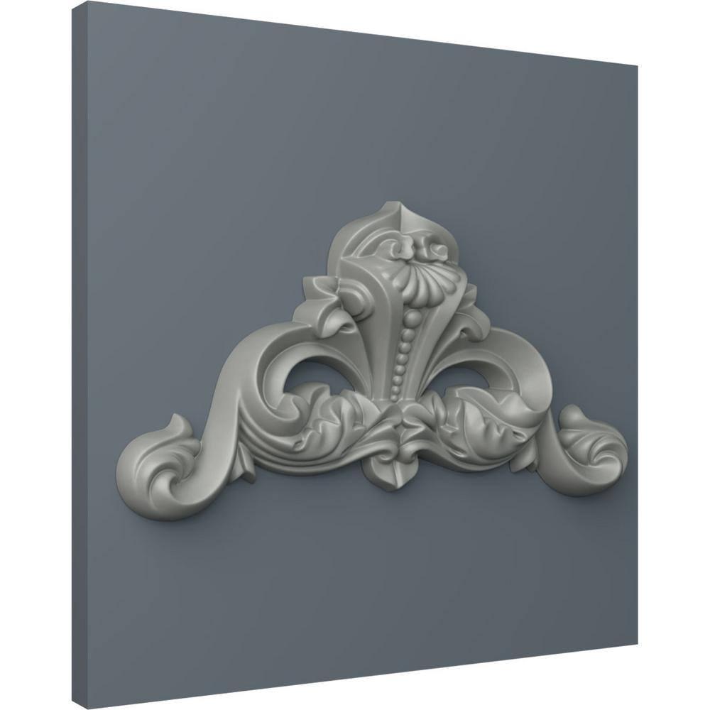 Ekena Millwork Bradford 8.875'' H x 16.625'' W x 2'' D Urethane Onlay Scroll
