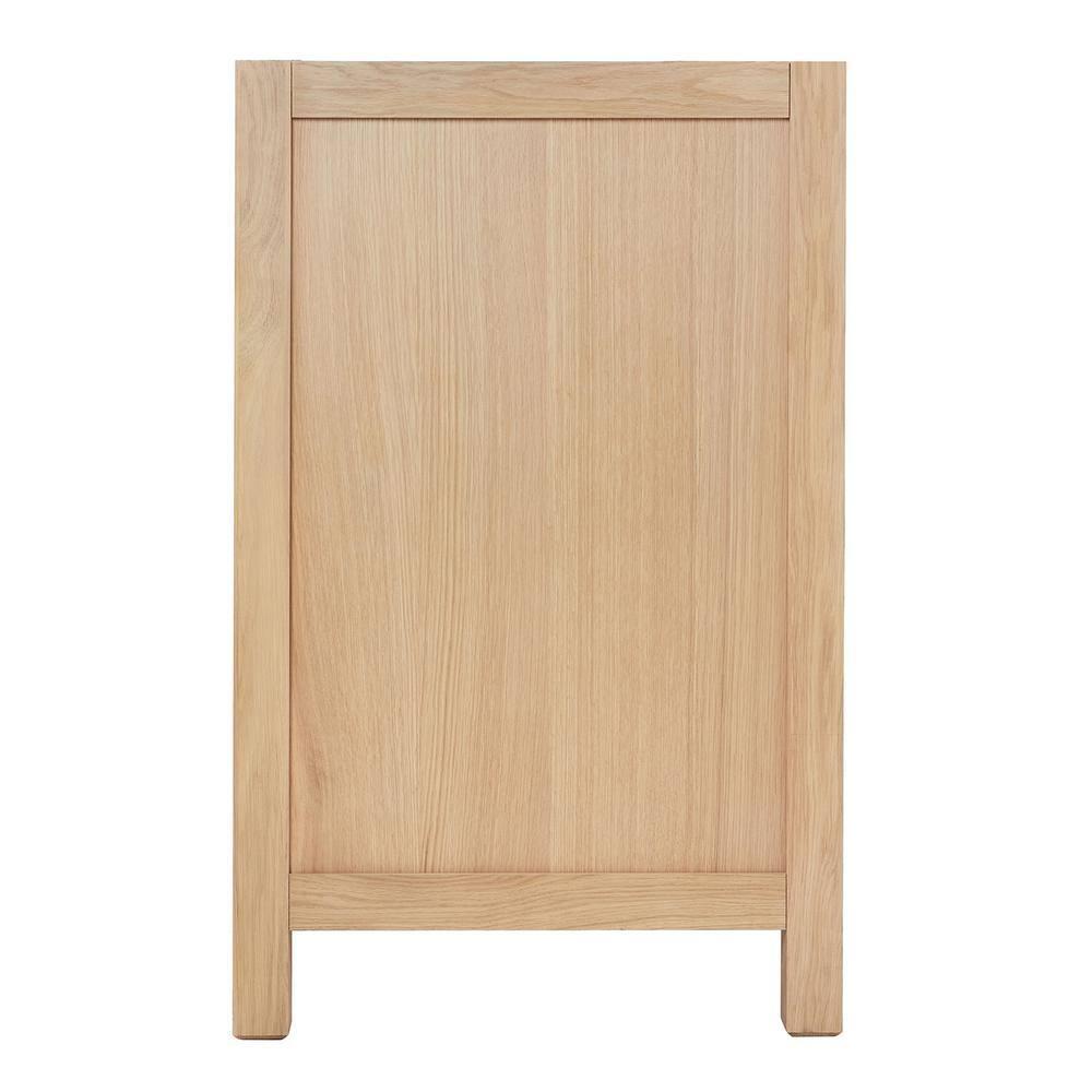 66 in. W Bath Vanity Cabinet Without Top in Oak Cambridge 21.5 in. D x 34.5 in. H Double Freestanding
