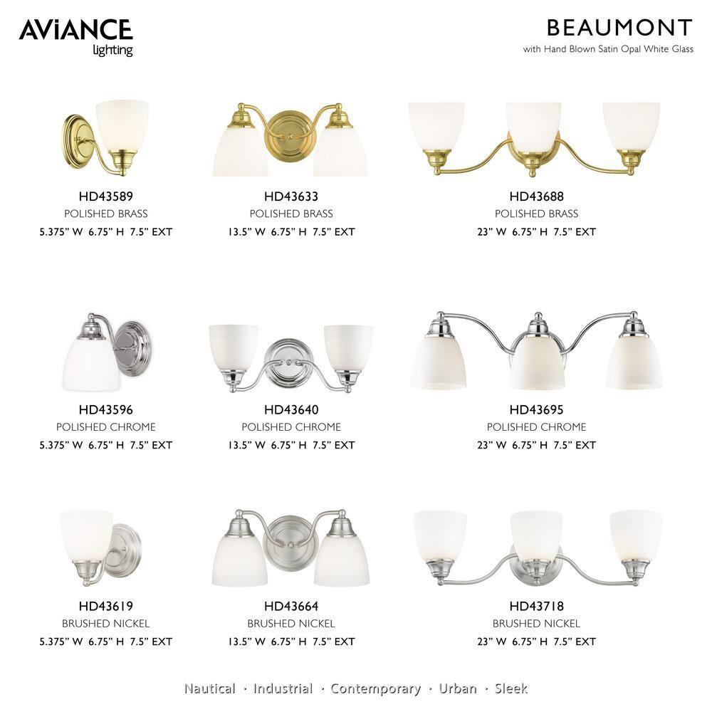Livex Lighting Somerville 2 - Light Vanity in  Polished Brass