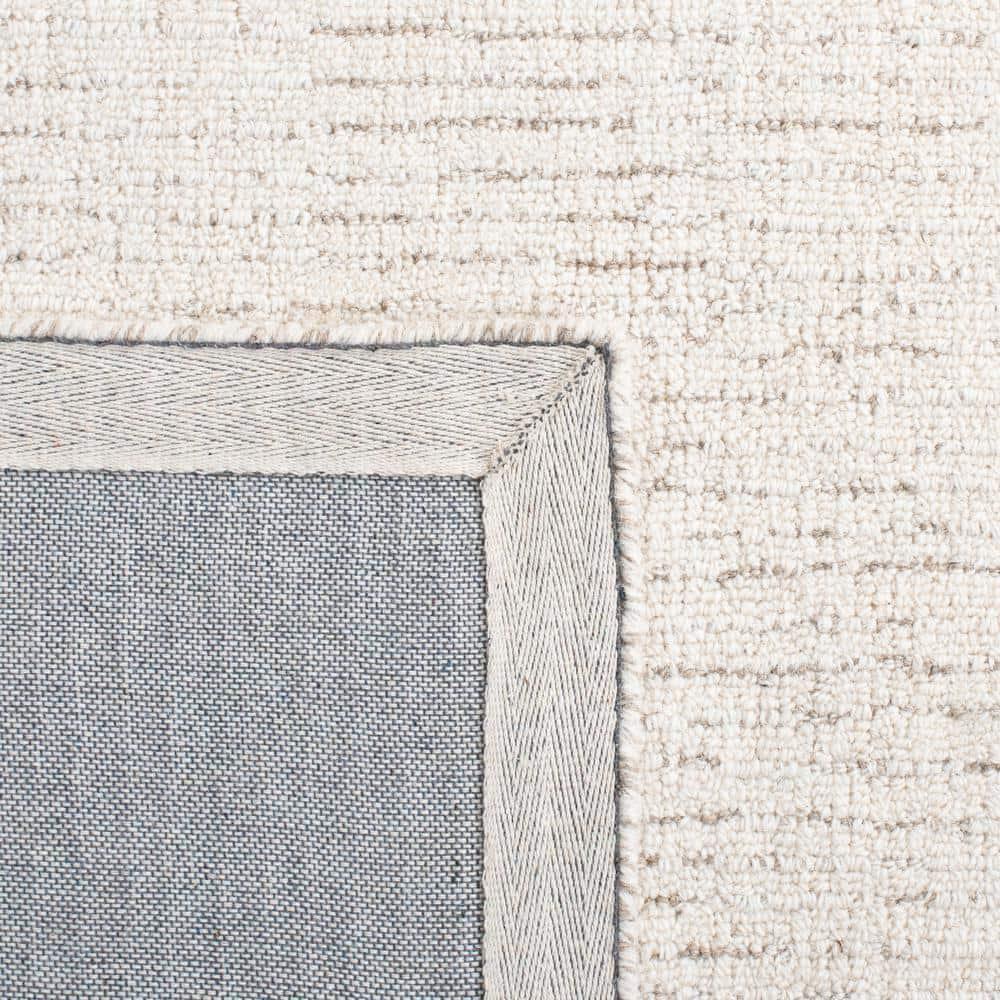 Abstract ABT468 Handmade Indoor Area Rug - Ivory/Beige - 8'x8' - Safavieh