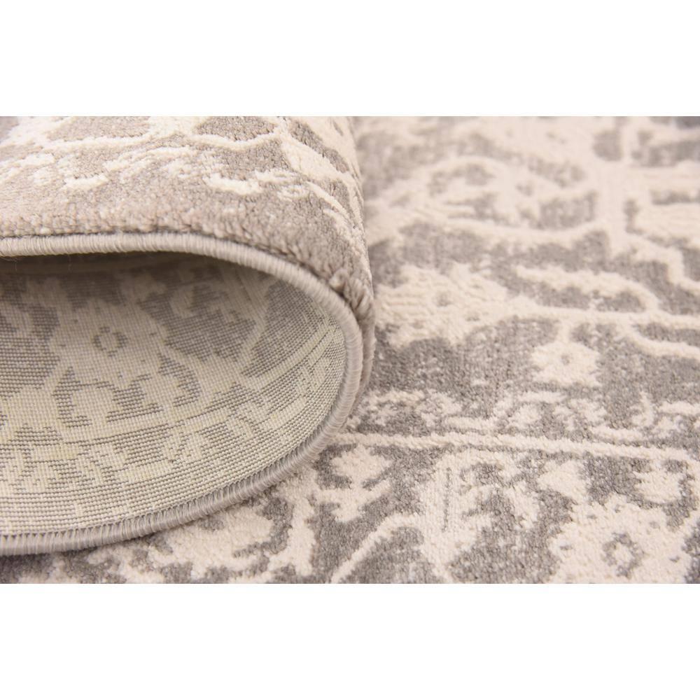Unique Loom New Classical Collection Area Rug - Olympia (3' 3" x 5' 3" Rectangle Light Gray/Ivory)