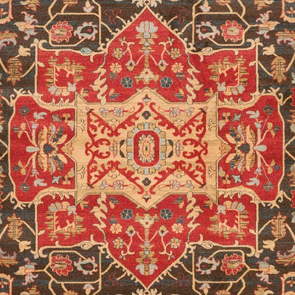 Mahal MAH625 Power Loomed Area Rug - Red/Red - 8'9"x11'9" - Safavieh.