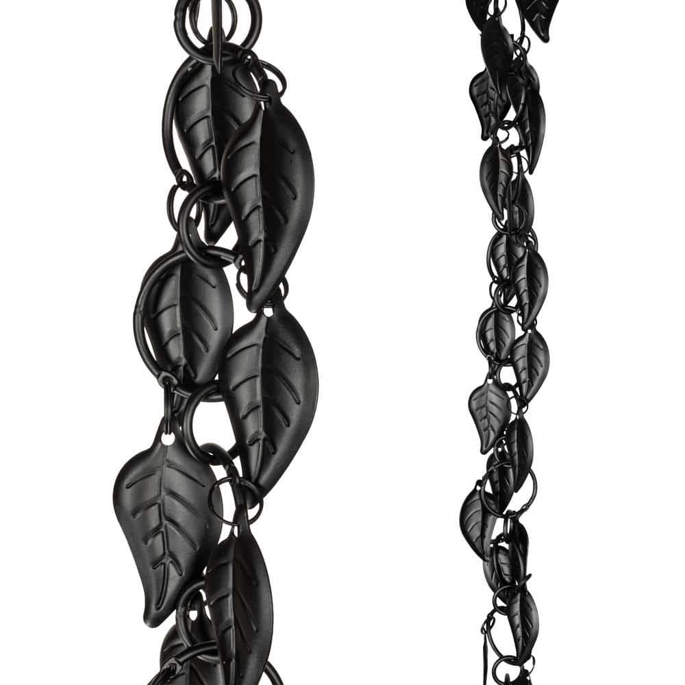 Monarch Rain Chains Aluminum Cascading Leaves Rain Chain Replacement Downspout for Gutters | Wayfair