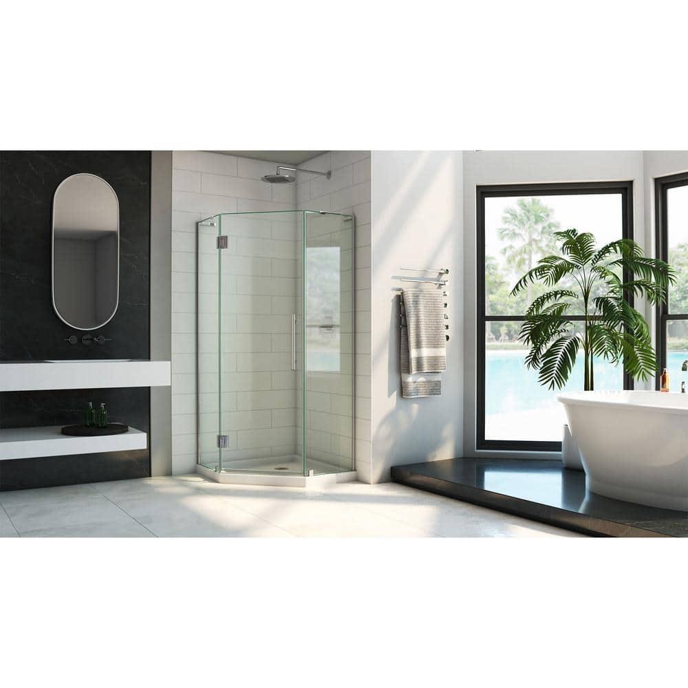 DreamLine Prism Plus 42" x 74.75" Rectangle Hinged Shower Enclosure with Base Included