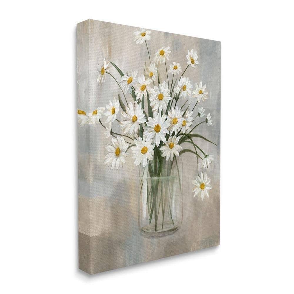 Stupell Industries Daisy Bloom Bouquet Potted Flowers Abstract Pattern by Nan - Painting
