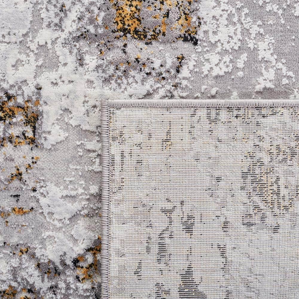 Willa Arlo™ Interiors Battaglia Gray/Gold/Black Area Rug