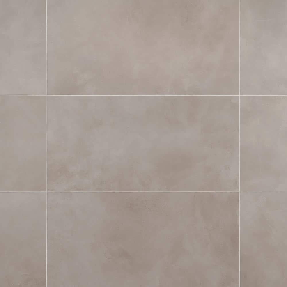 Ryx 15.74 in. x 31.49 in. Matte Porcelain Concrete Look Floor and Wall Tile (13.77 Sq. Ft. / Case)