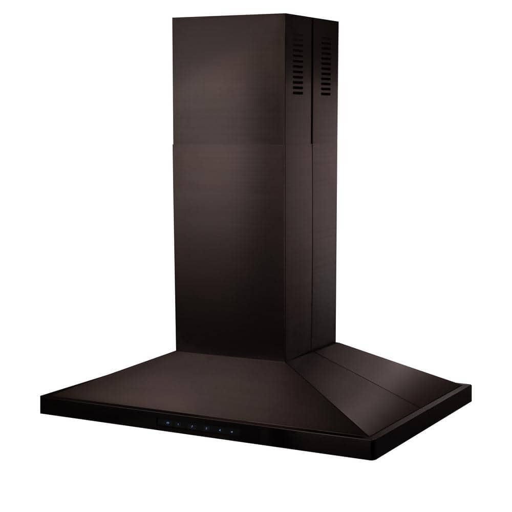 36 in. Convertible Vent Isl& Mount Range Hood in Stainless Steel (GL2i-36)