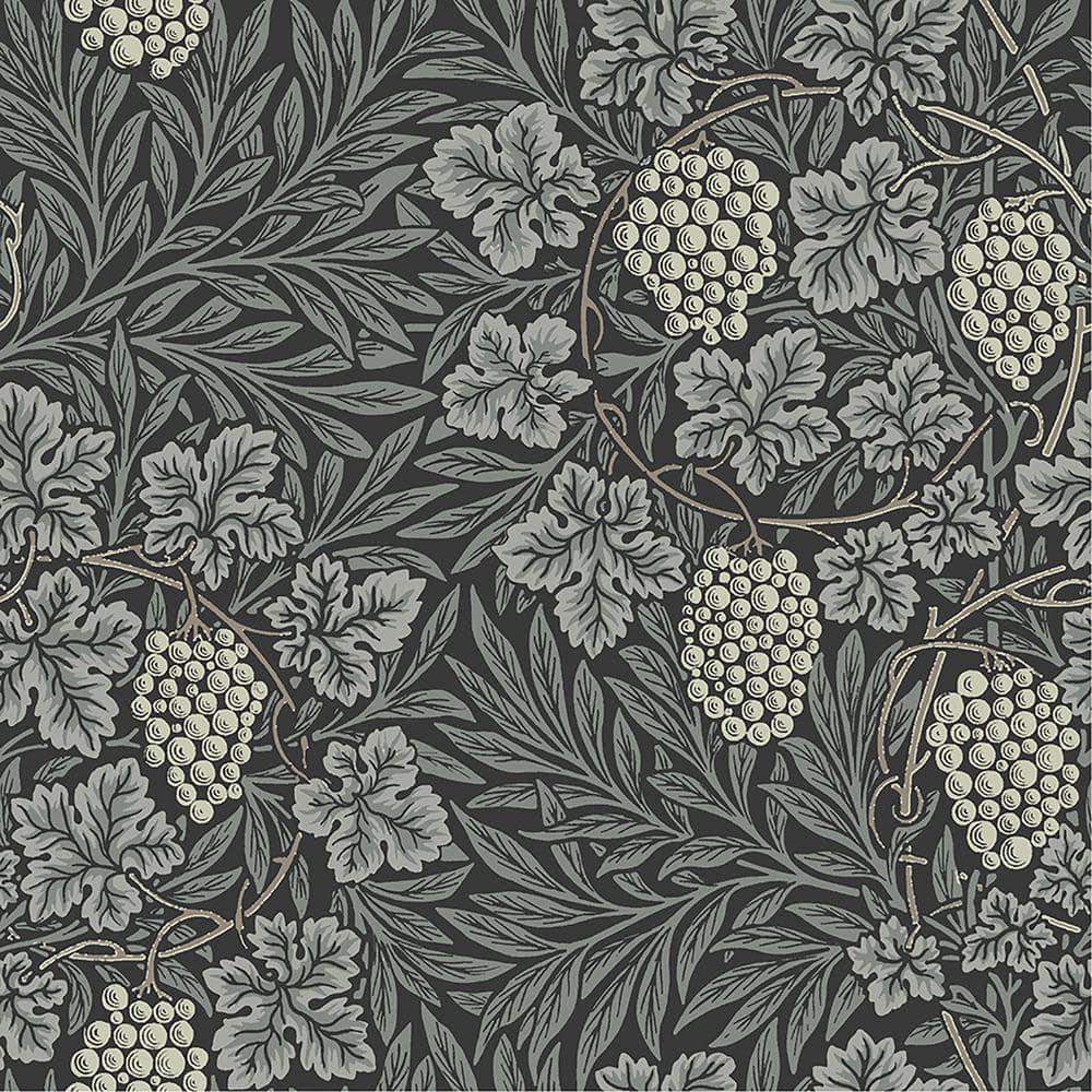Vine Modern Floral Wallpaper